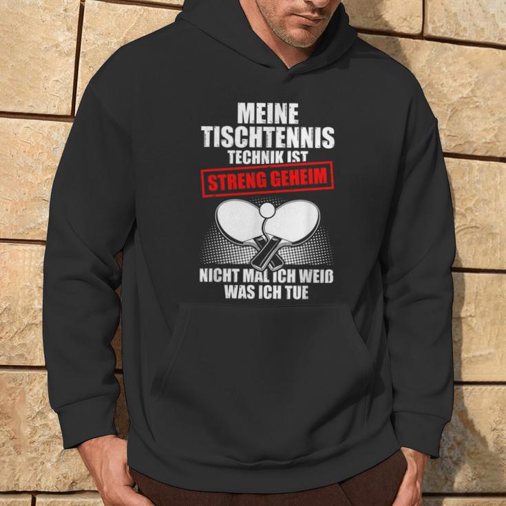 Meine Tischtennis Technik Kapuzenpullover Lebensstil