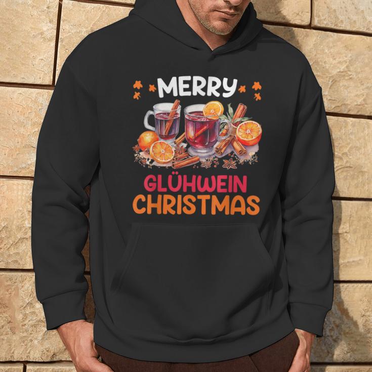 Merry Glühwein Christmas Feuerzangenpunch Christmas Market Kapuzenpullover Lebensstil