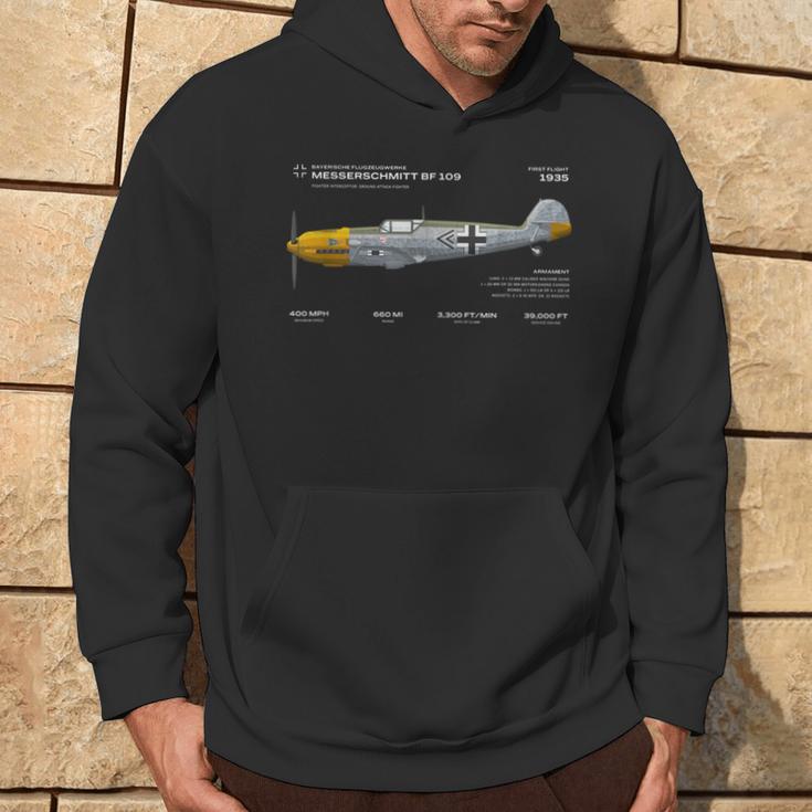 Messerschmitt Bf 109 Wwii Aeroplane Air Force Kapuzenpullover Lebensstil