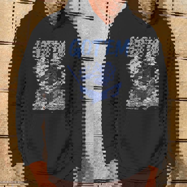Midnight Navy Graphic Match Got'em Dollar Match Hoodie Lifestyle