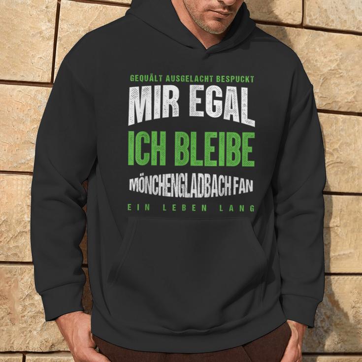 Mir Egal Ich Bleibe Mönchengladbach Fan Football Fan Kapuzenpullover Lebensstil