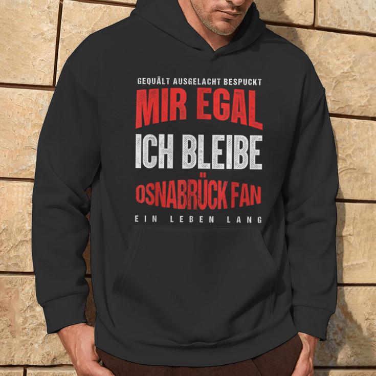 Mir Egal Ich Bleibe Osnabrück Fan Football Fan Club Kapuzenpullover Lebensstil