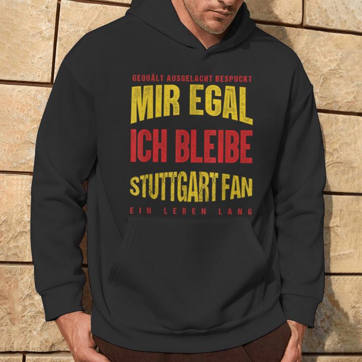 Mir Egal Ich Bleibe Stuttgart Fan Football Fan Club Kapuzenpullover Lebensstil