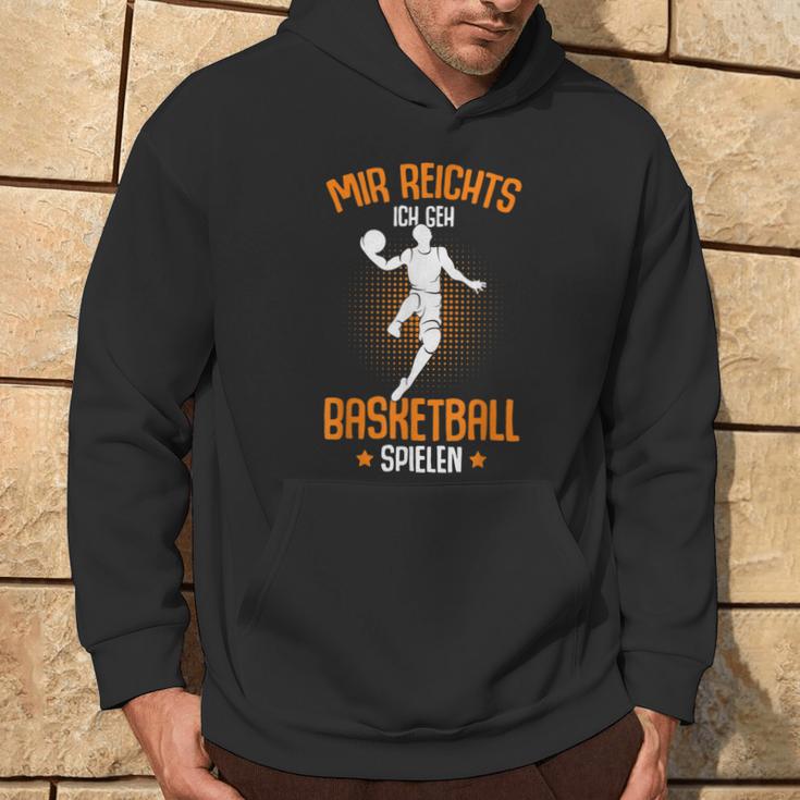 Mir Reichts Ich Geh Basketball Playing Basketballer Boys' Kapuzenpullover Lebensstil