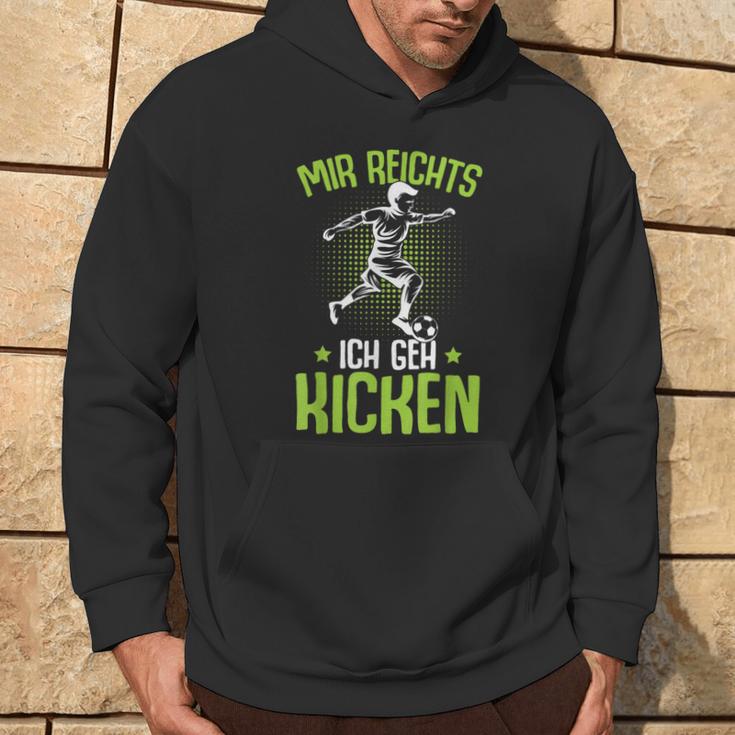 Mir Reichts Ich Geh Kick Football Player Children's Boys Kapuzenpullover Lebensstil