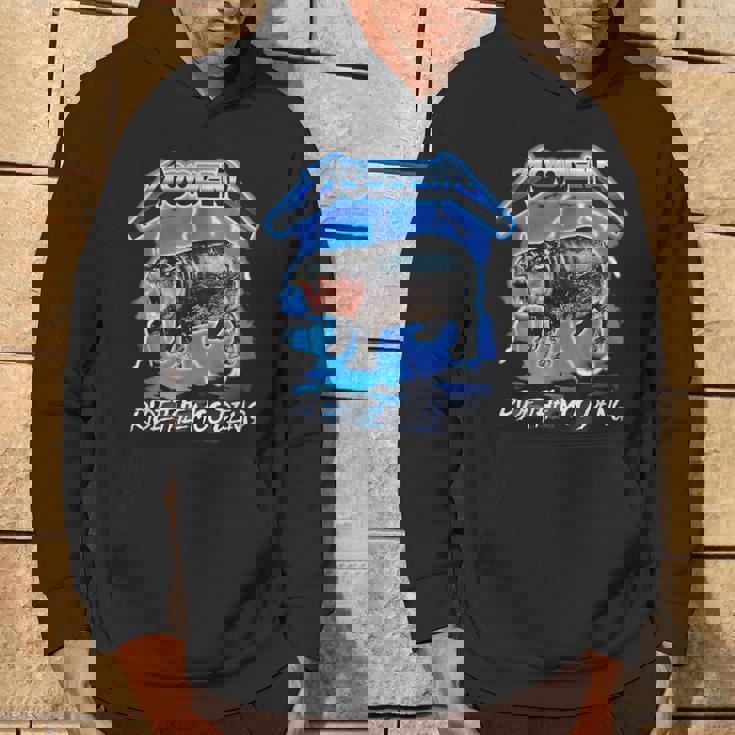 Moo Deng Hippo Ride The Moo Deng Hoodie Lifestyle
