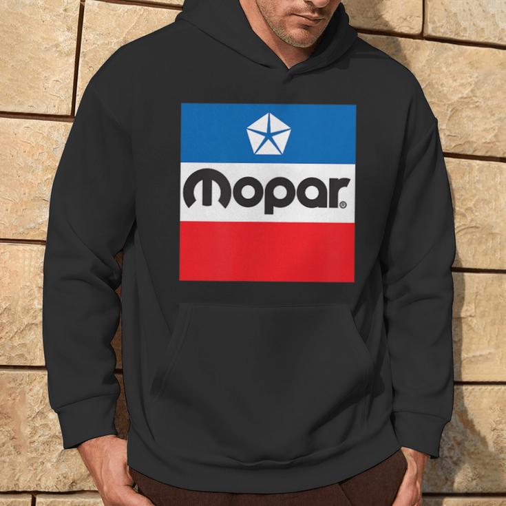 Mopar Retro Flag Logo Kapuzenpullover Lebensstil