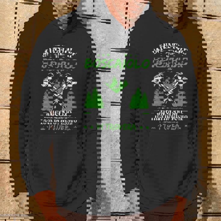 Motosega Con Scritta Divertente Woodman Forest Amor Felpa con cappuccio Estilo de vida