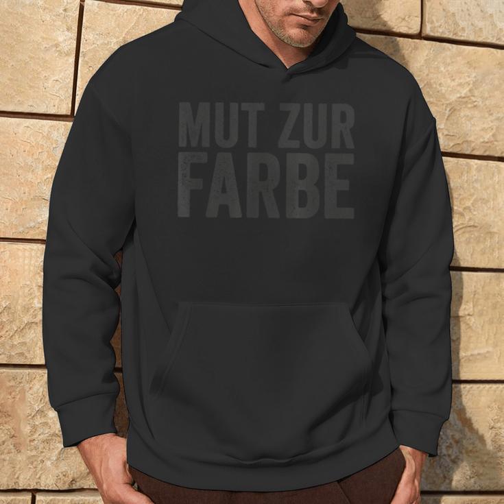 Mut Zur Farb Kapuzenpullover Lebensstil