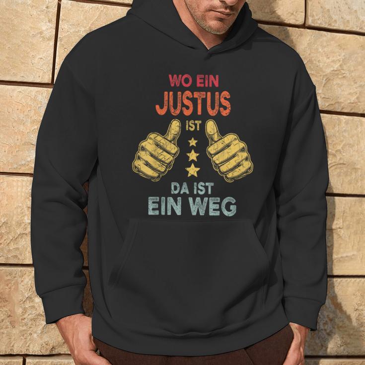 Name Justus Wo Ein Justus Istorname Kapuzenpullover Lebensstil