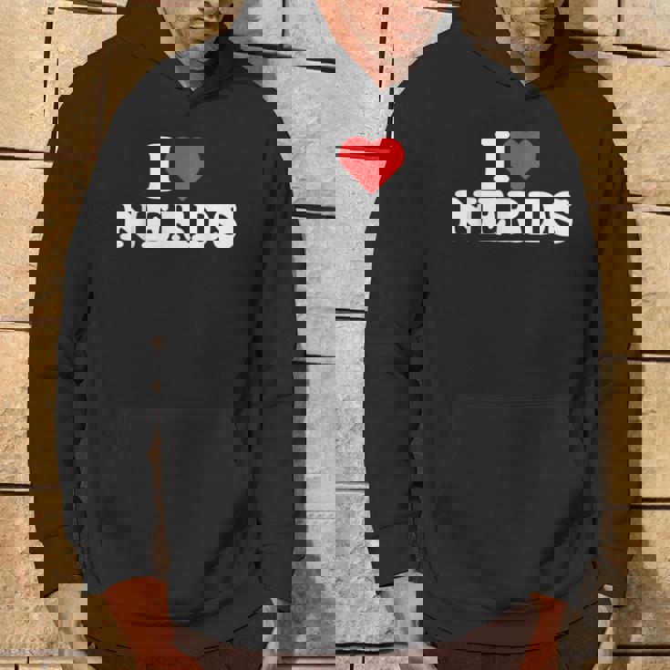 Nerds I Heart Nerds I Love Nerds Hoodie Lifestyle
