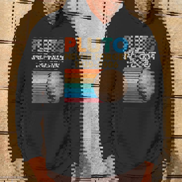 Nunca Olvides A Plutón Estilo Retro Espacio Divertido Sudadera Estilo de vida