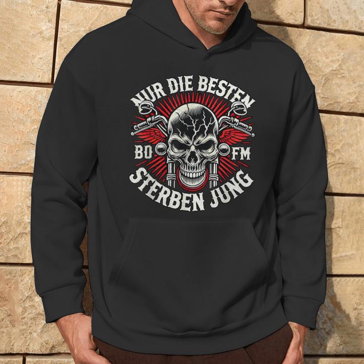 Nur Die Besten Die Jung Biker Statement Rocker Kapuzenpullover Lebensstil