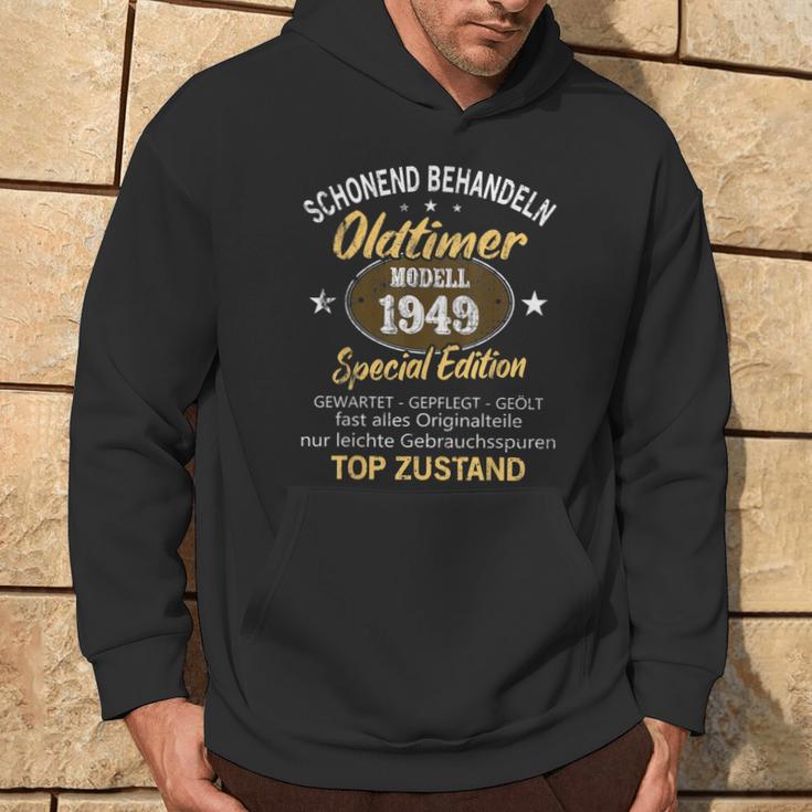 Oldtimer Baujahr 1949 Geborenintage 1949 Birthday Kapuzenpullover Lebensstil