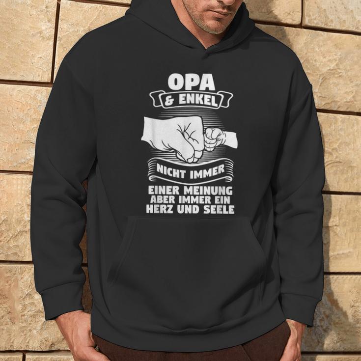 Opa & Enkel Immer Ein Herz Und Seele Opa Angel S Kapuzenpullover Lebensstil