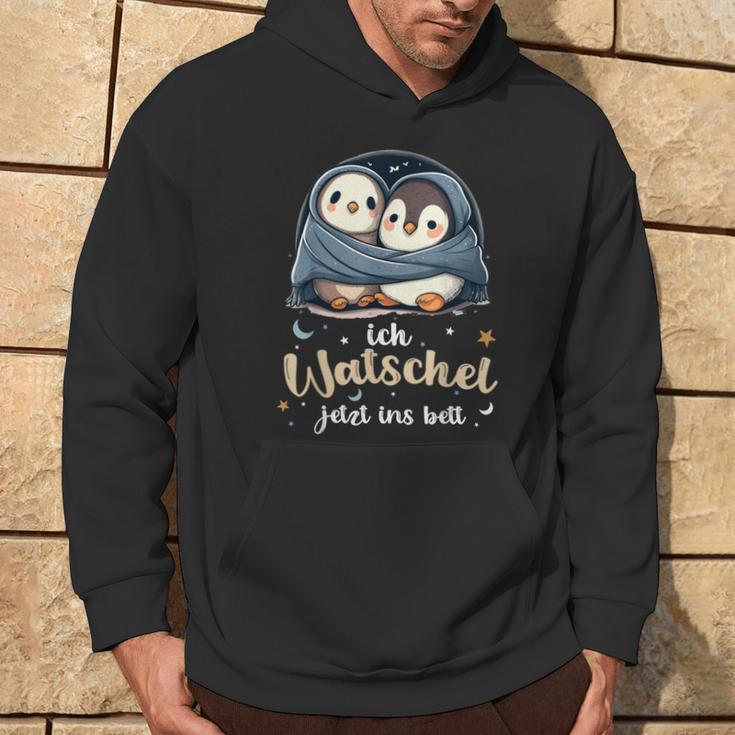 Penguin Official Sleep Ich Watschel Jetzt Ins Bett Kapuzenpullover Lebensstil