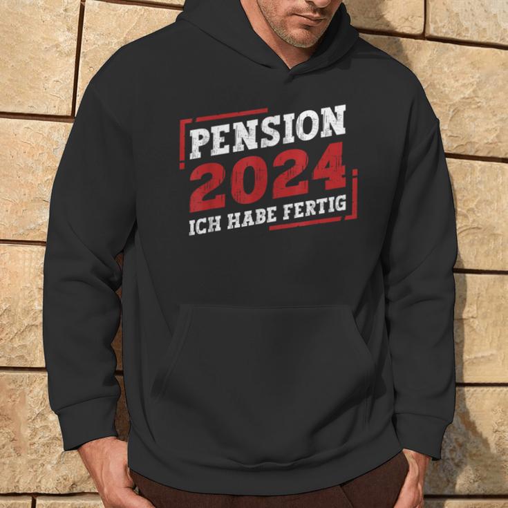 Pension 2024 Ich Habe Fertig Kapuzenpullover Lebensstil