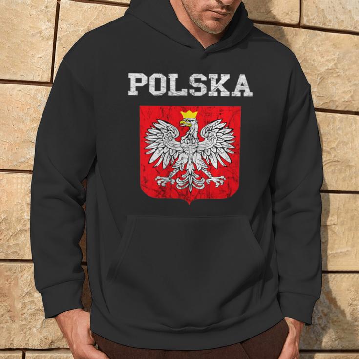 Polska Polish Flag Polish Pride Polska Polish Eagle S Kapuzenpullover Lebensstil