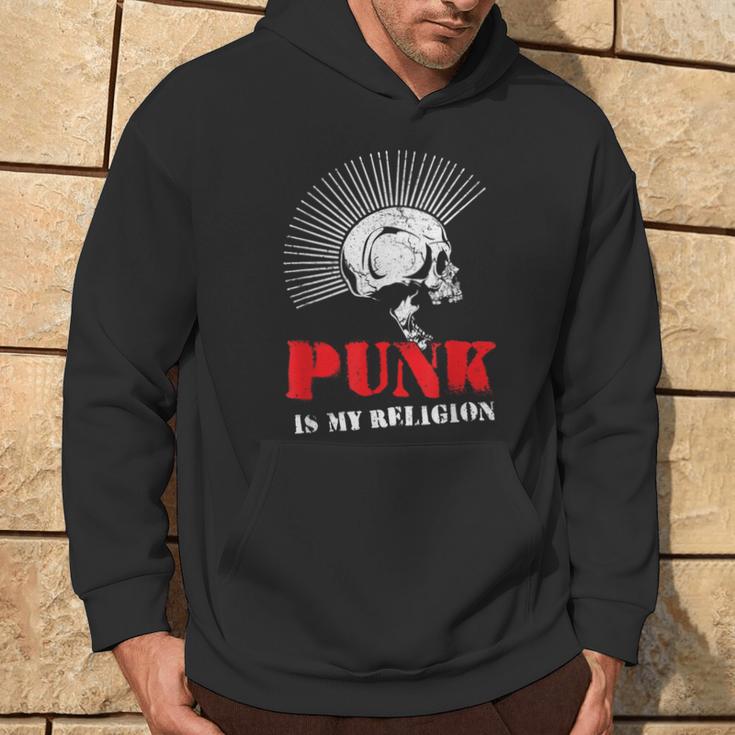 Punk Is My Religion I Punk & Anarchy For Punk Rock Kapuzenpullover Lebensstil