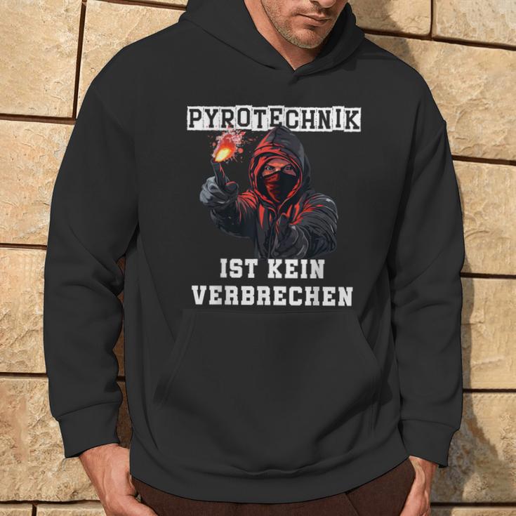 Pyrotechnik Ist Keinerbrechen Football Ultra Kapuzenpullover Lebensstil