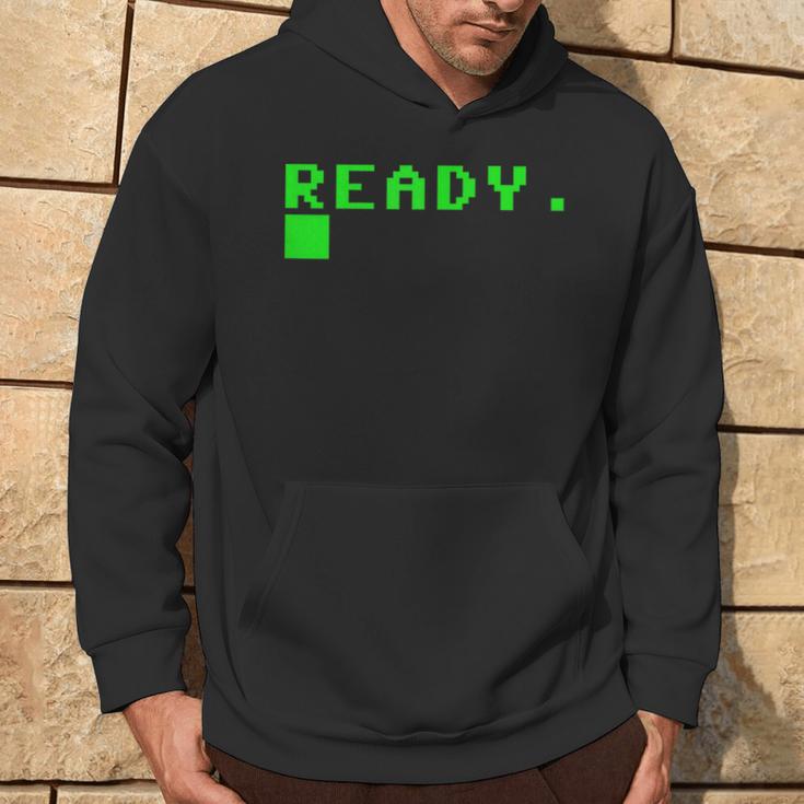 Ready C64 Heimcomputer 80Er Retro Gamer Erinnerung Geschenk Kapuzenpullover Lebensstil