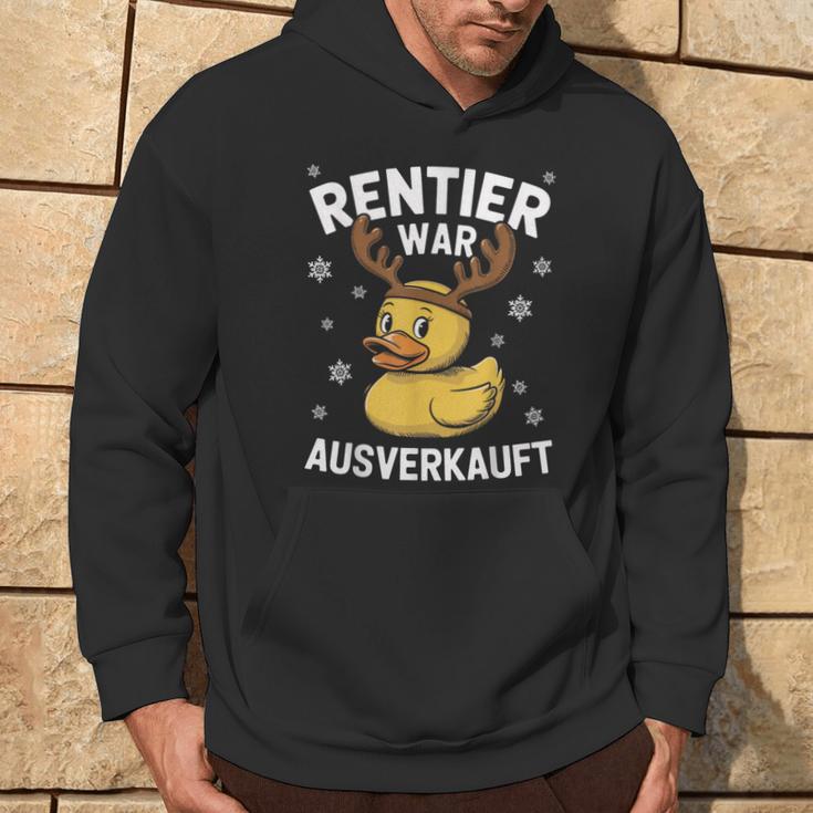 Reindeer Was Out Sold Christmas Elk Slogan Kapuzenpullover Lebensstil