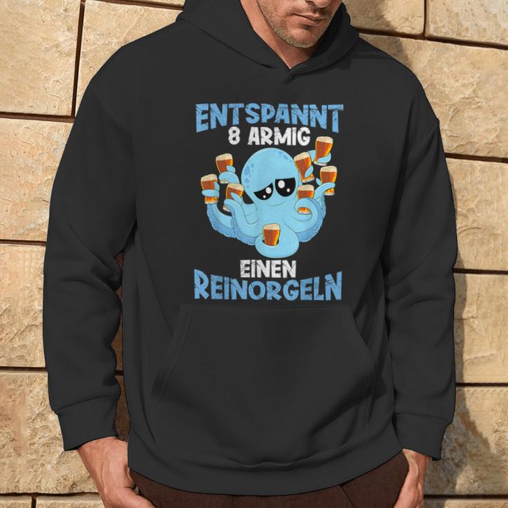 Relaxed Eight-Armed A Reinorgeln Saufen Party Malle Kapuzenpullover Lebensstil