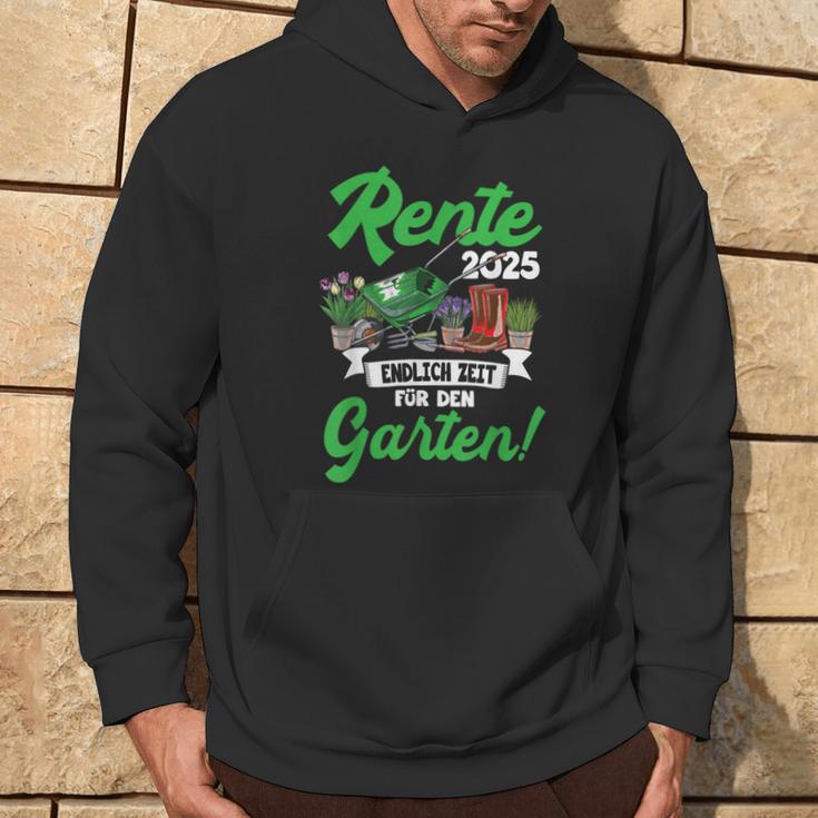 Rente 2025 Endlich Zeit Für Den Garten Rentner Kapuzenpullover Lebensstil