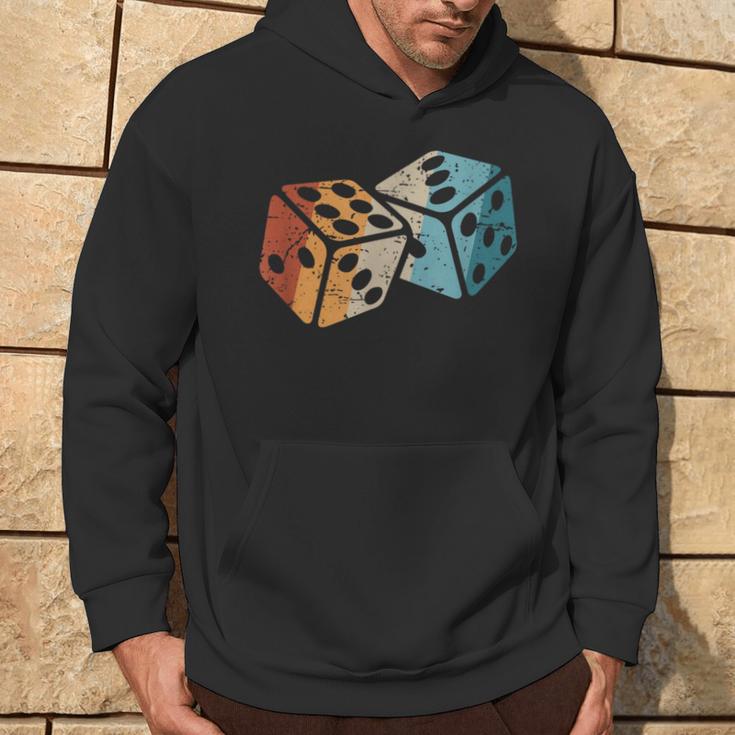 Retro Dice Gameintage Dice Kapuzenpullover Lebensstil