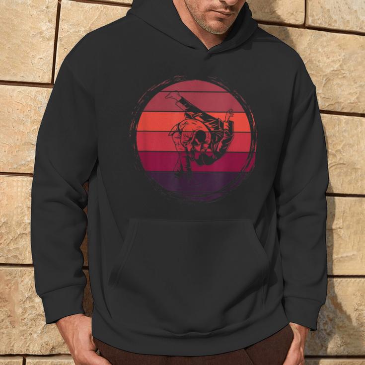 Retro Judo Kapuzenpullover Lebensstil