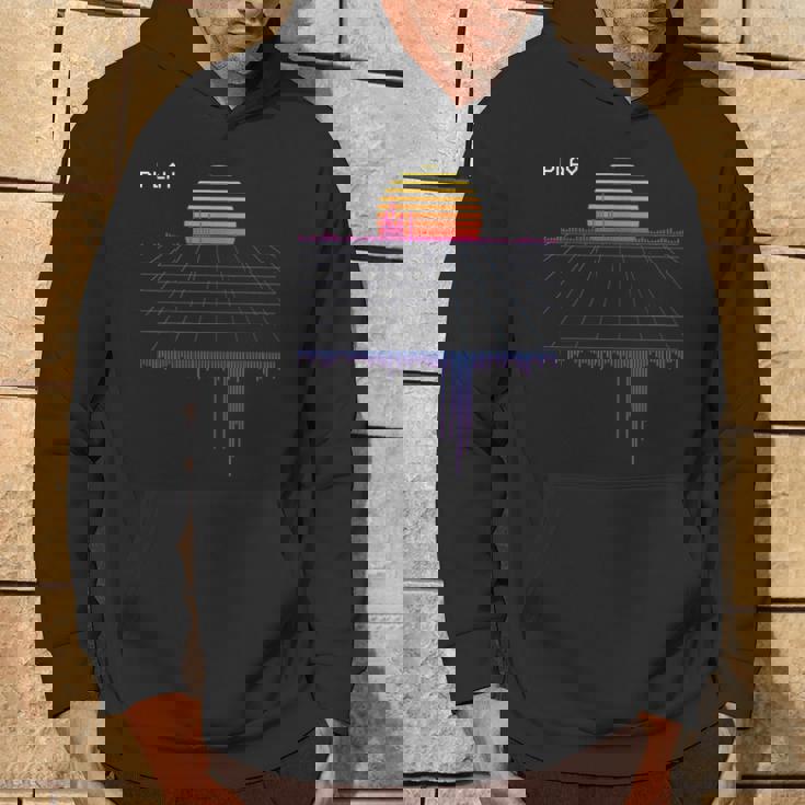 Retrowave Synthwave Lofi Hip-Hop Abbigliamento Hip-Hop Felpa con cappuccio Estilo de vida