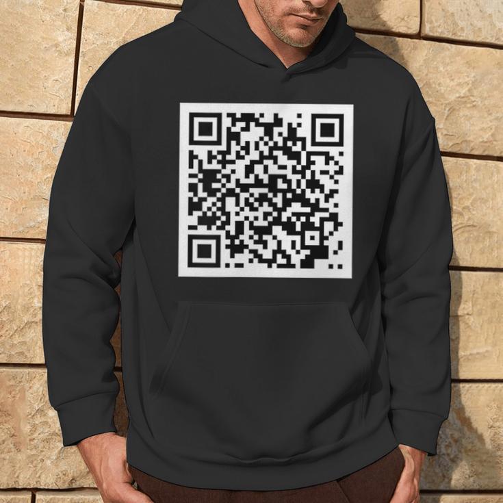 Rick Roll Qr Kapuzenpullover Lebensstil