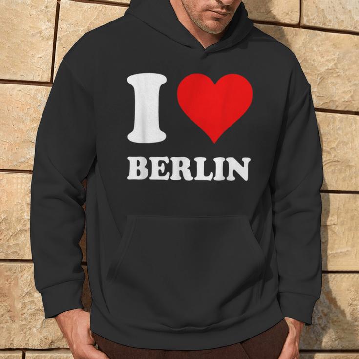 Rotes Herz Ich Liebe Berlin Kapuzenpullover Lebensstil