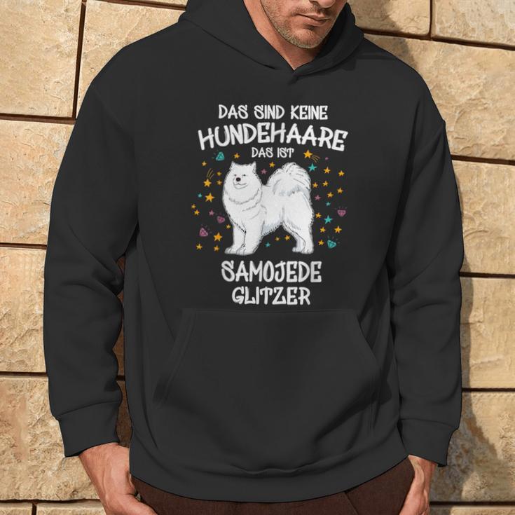 Samoje Glitter Dog Holder Dog Fun Kapuzenpullover Lebensstil