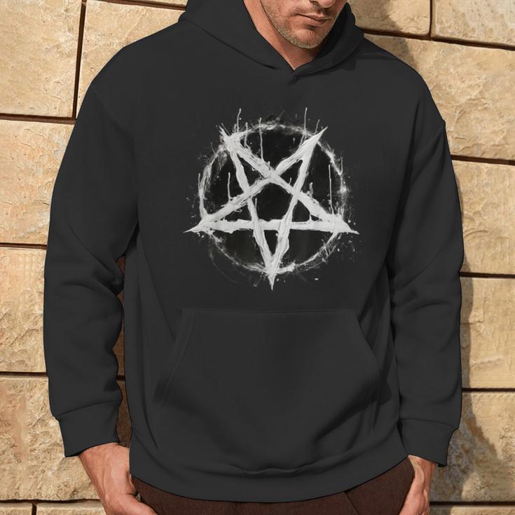 Satanic Devil 666 Pentagram Kapuzenpullover Lebensstil