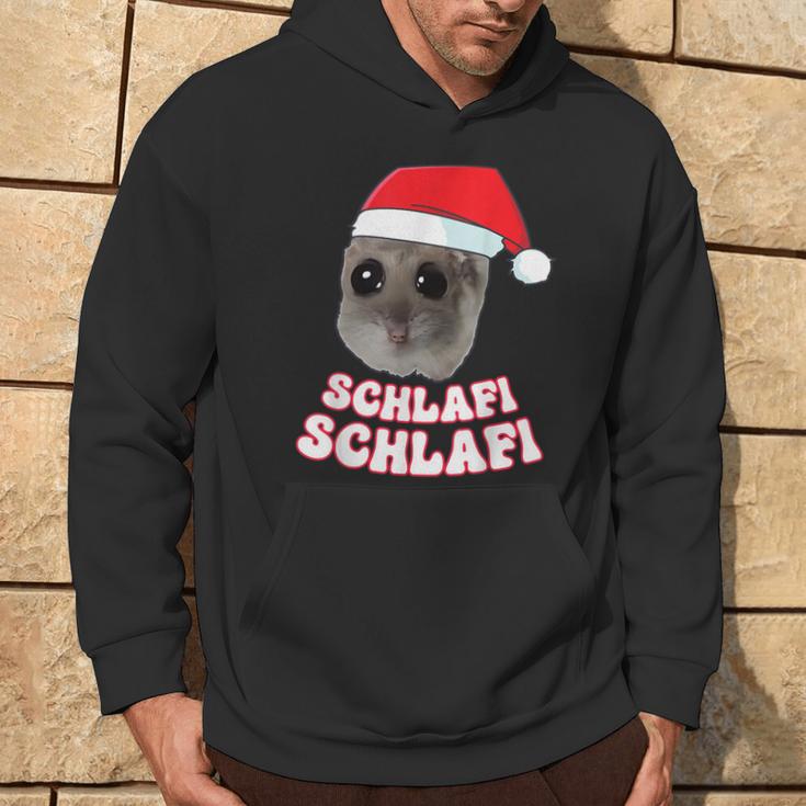 Schlafi Schlafi Hamster Hamstie Christmas Sleep Kapuzenpullover Lebensstil