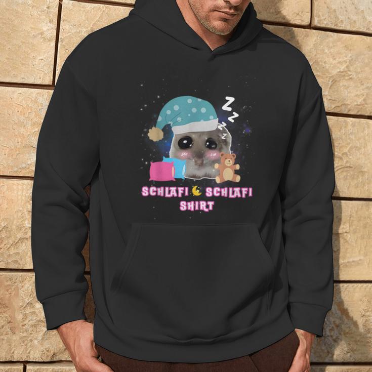 Schlafi Schlafi Sad Hamster Hamsti Kapuzenpullover Lebensstil