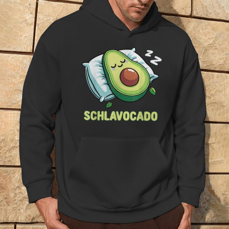 Schlavocado Pyjamas Nightdress Pyjamas Sleep Avocado Kapuzenpullover Lebensstil