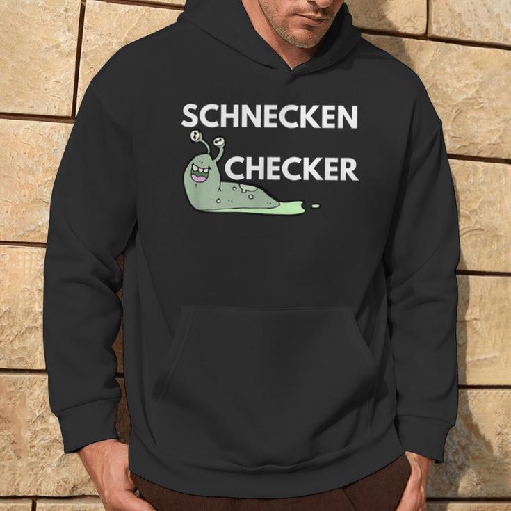 Schneckenchecker Geschenk Für Kommunikative Leute Kapuzenpullover Lebensstil