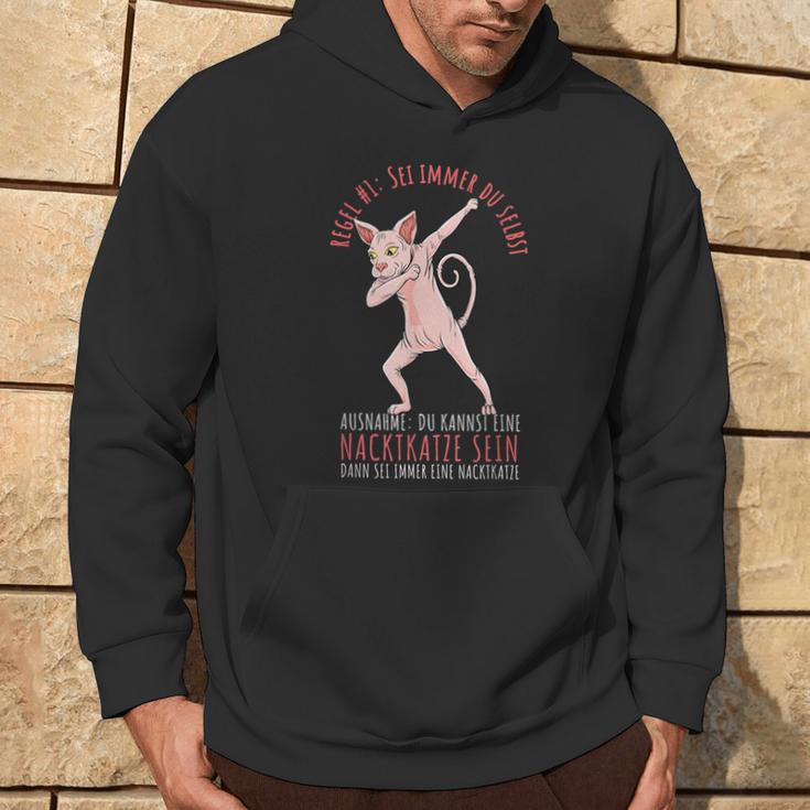 Sei Immer Du Selbst Sphynx Cat Lovers Nude Cat Kapuzenpullover Lebensstil