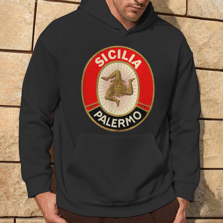 Sicilia Palermo Sicily Italian Sicilian Kapuzenpullover Lebensstil