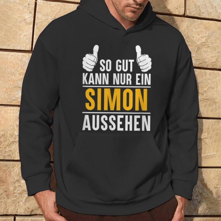 Simon So Gut Kann Nur Ein Simon Look S Kapuzenpullover Lebensstil