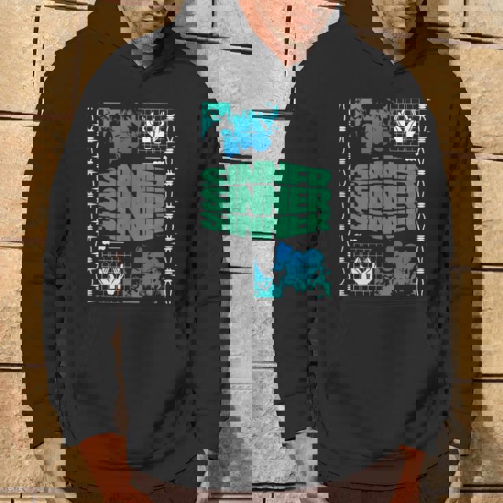 Sinner Sad Aesthetic Edgy Streetwear Felpa con cappuccio Estilo de vida