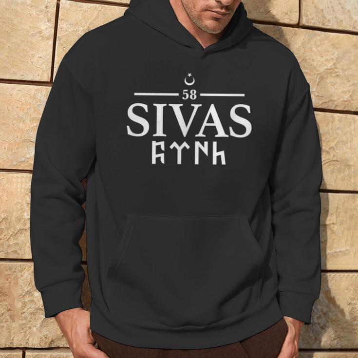 Sivasli Sivas 58 Göktürk Script Göktürkler Turkey Kapuzenpullover Lebensstil