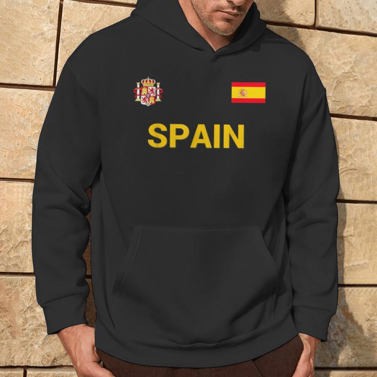 Spain Espana Flag Football Kapuzenpullover Lebensstil