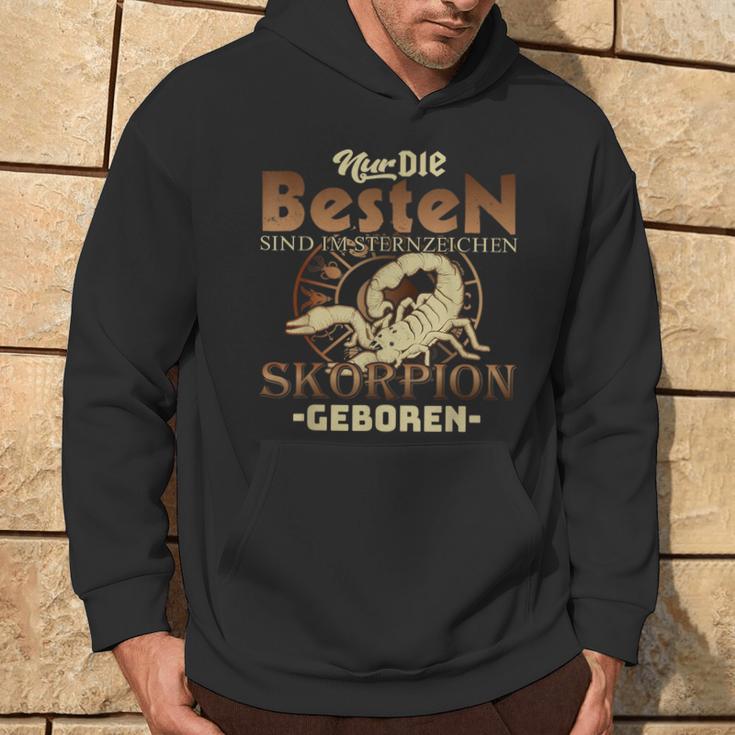 Star Sign Scorpion Nur Die Beste Geben Kapuzenpullover Lebensstil