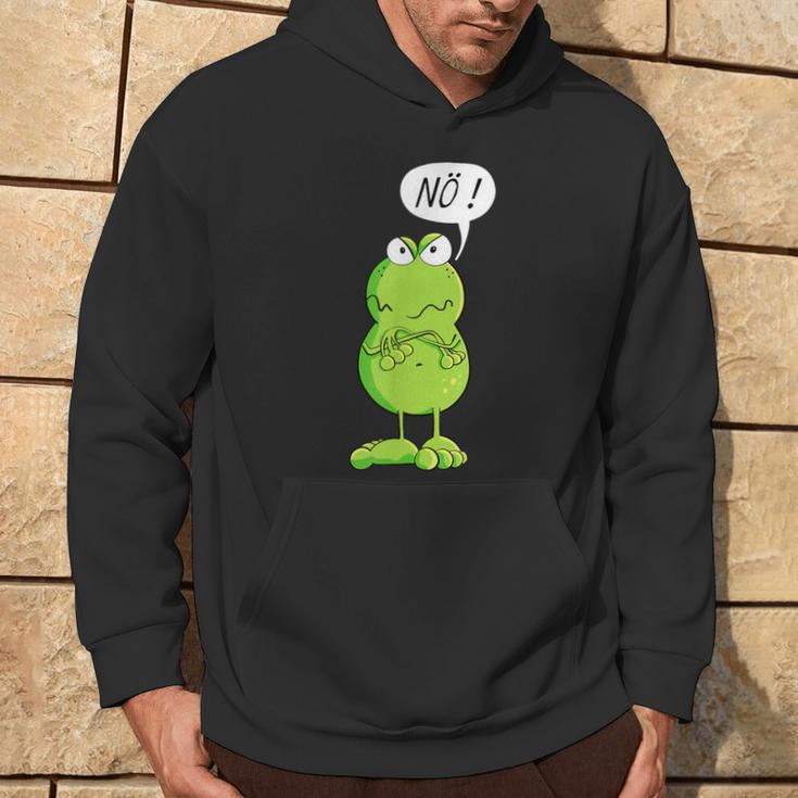 Statement Frog Nö Fun Kapuzenpullover Lebensstil