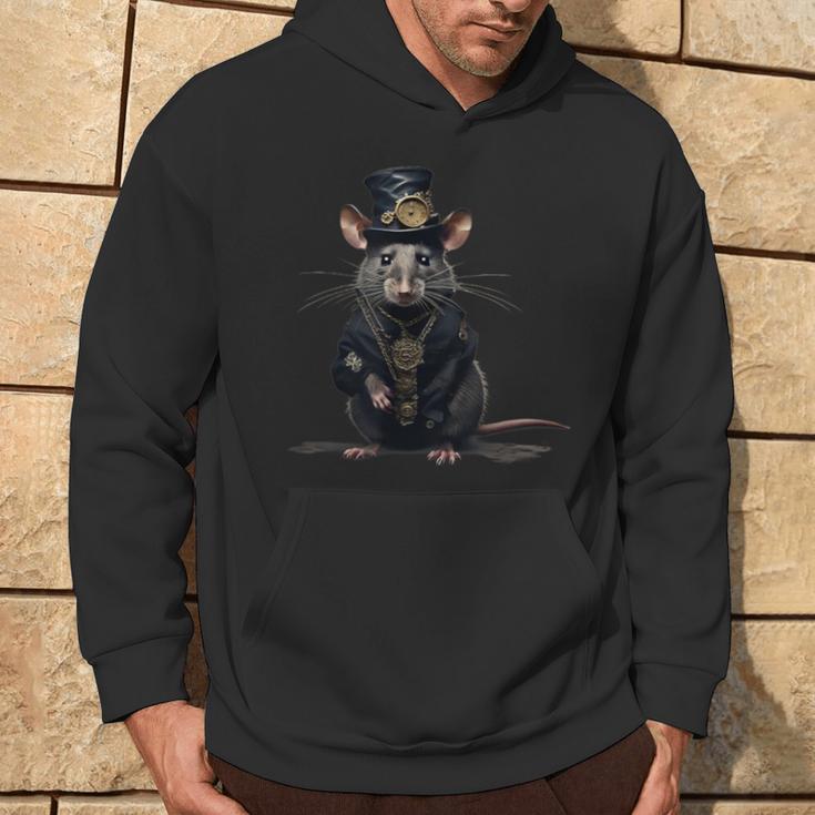 Steampunk Rat Dead Death Grunge Gothic Dark Steam Punk Kapuzenpullover Lebensstil