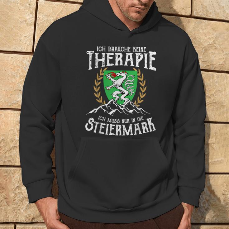 Steiermark Wappen Keine Therapie Steirer Austria Kapuzenpullover Lebensstil