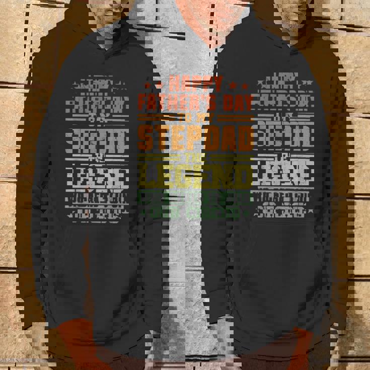 Stepdad Bonus Dad Step Dad For Father's Day Hoodie Lifestyle